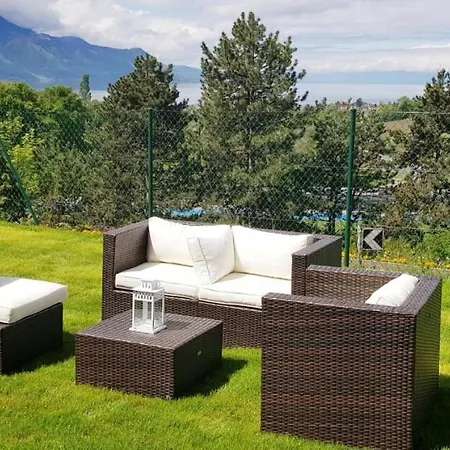 公寓 Paradise Lake View Apartment 蒙特勒